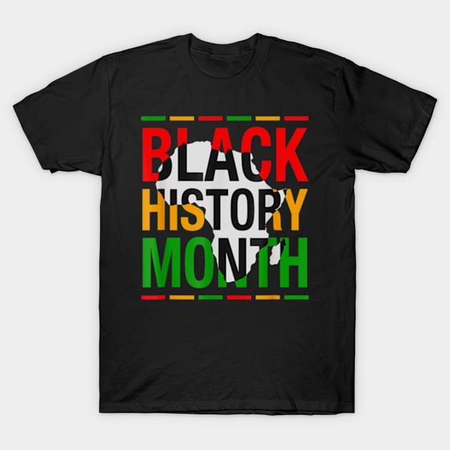 Black History Month African Melanin Pride T-Shirt by marchizano